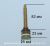Картридж регулировки воды смесителя душевой кабины Апполло диаметр 25 мм высота 106 мм..