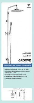 Душевой комплекс Elle&Lui, Groove.